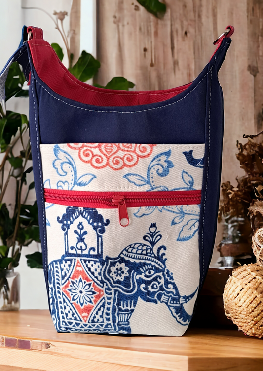 Elephant water bottle bag