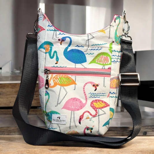 Flamingos  Waterbottle bag