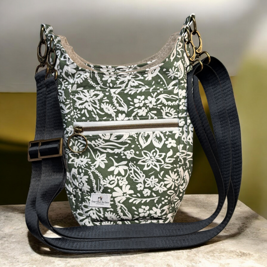 Oliver Green Flowers Waterbottle Bag
