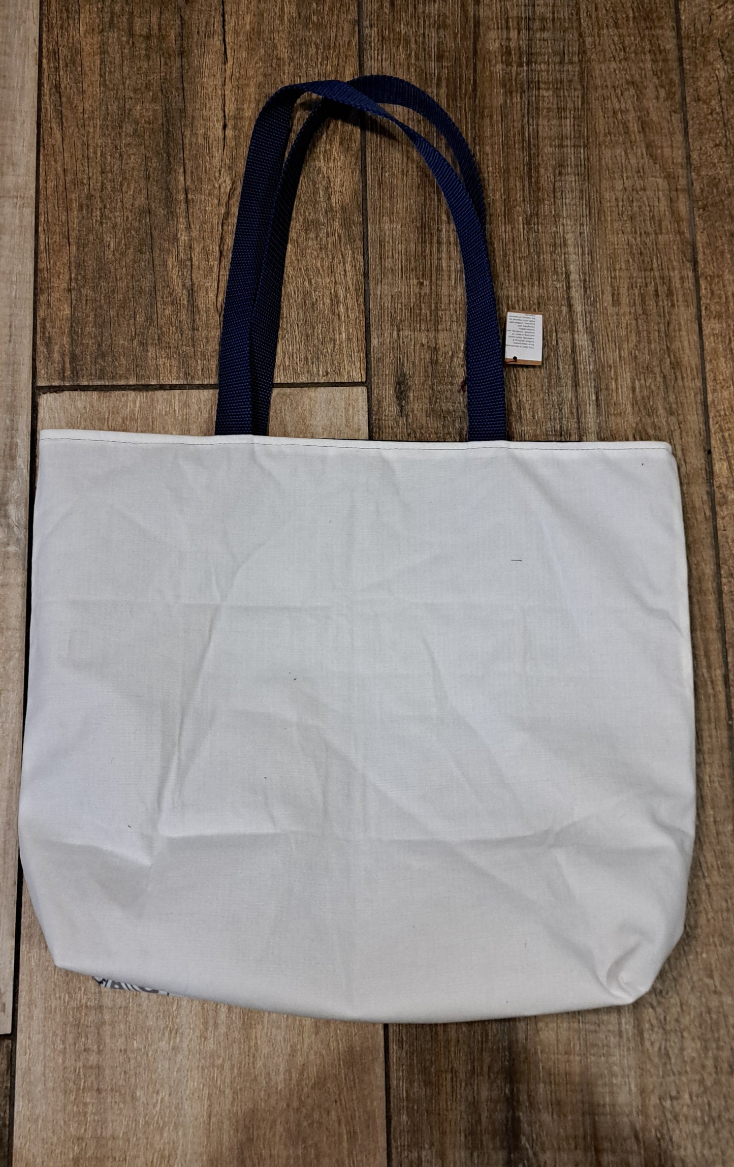 Tote- SM Blue Mandala white