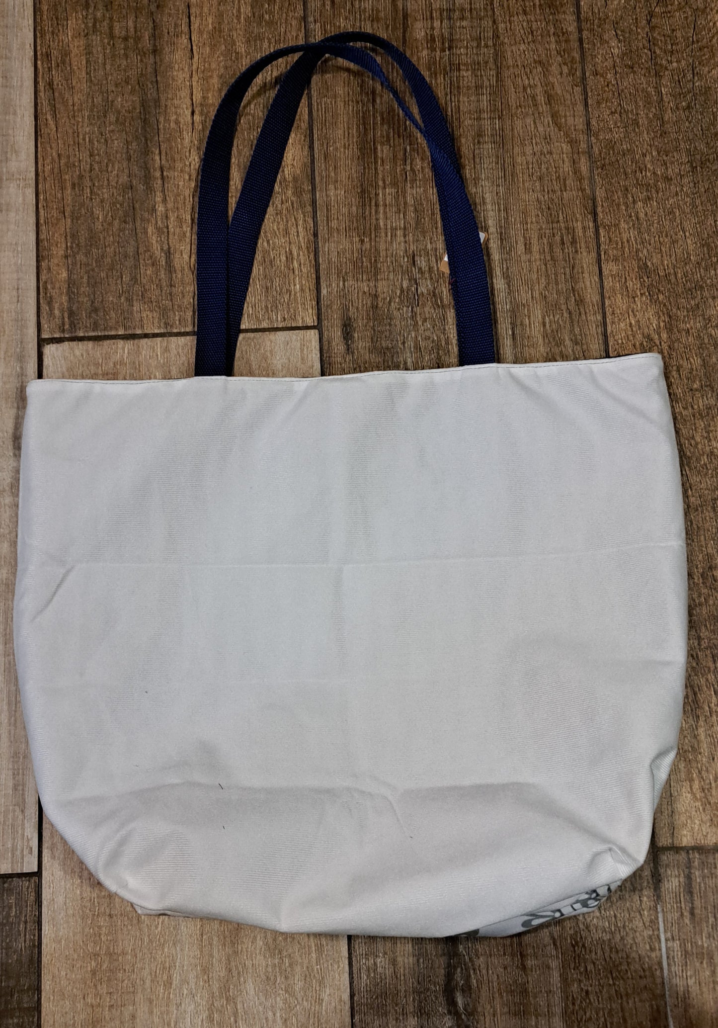 Tote- LG Blue Mandala white