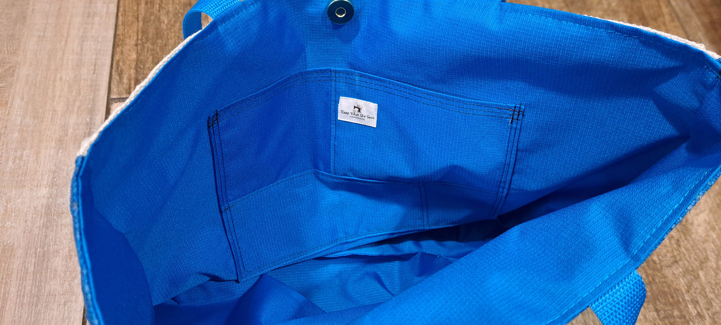 Tote- Blue Avalon